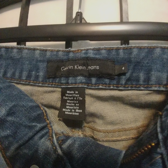 Calvin Klein size 4 Blue Jeans - Picture 3 of 5